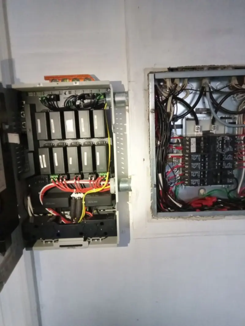 Electrical panel upgrade completed for Indoor Lighting Installation in Brush